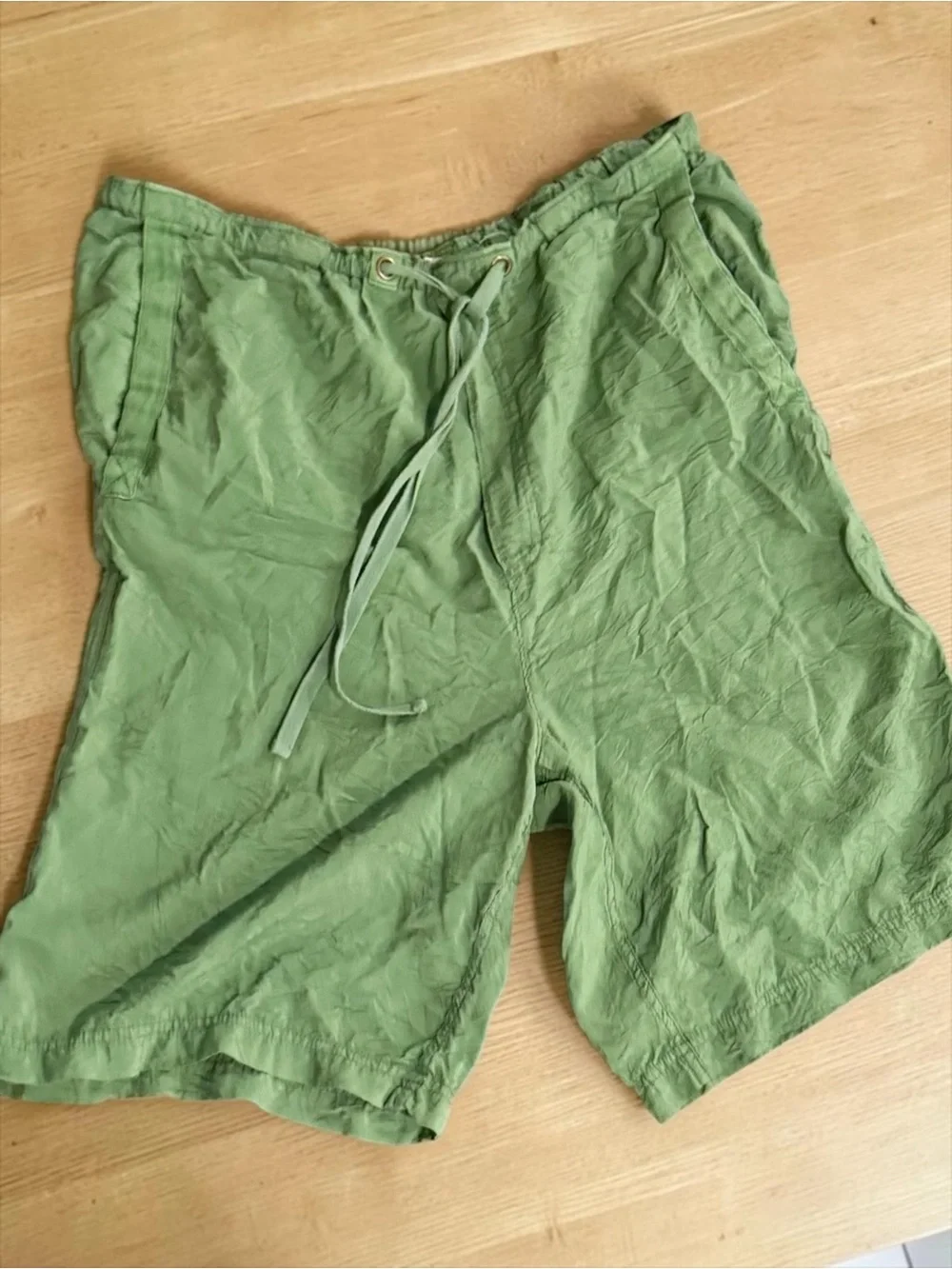 Free People We The Free Green Palma Relaxed Bermuda Board Shorts Size L